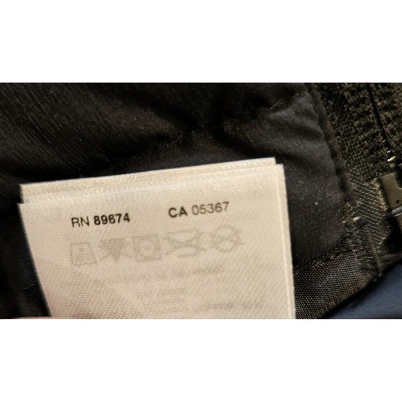 Mountain Hardwear Mens XL Deloro Down Jacket Black Full Zip 650 Fill Embroidered - Picture 13 of 15